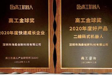 “2020高工金球奖”重磅揭晓，海柔创新一举揽获两项大奖