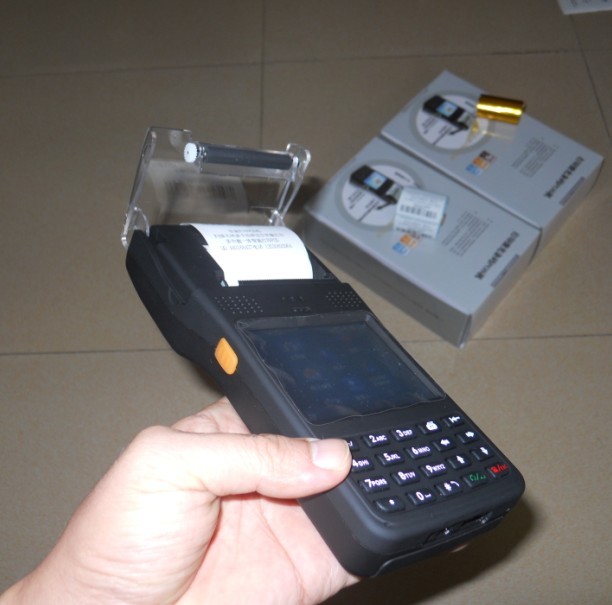 打印一体型PDA手持POS机