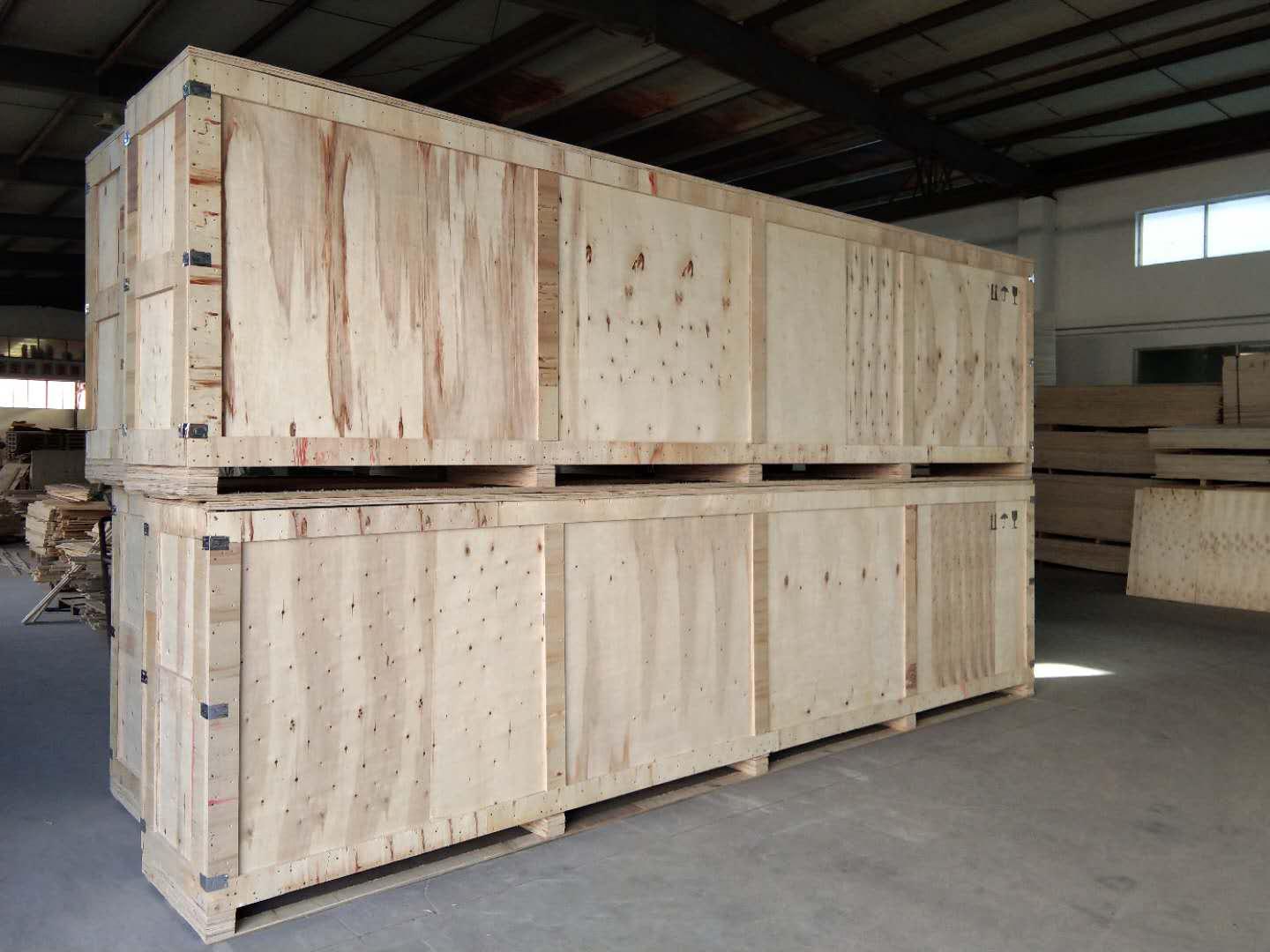 无锡厂家定制木箱   物流真空木包装箱  封闭式木箱    