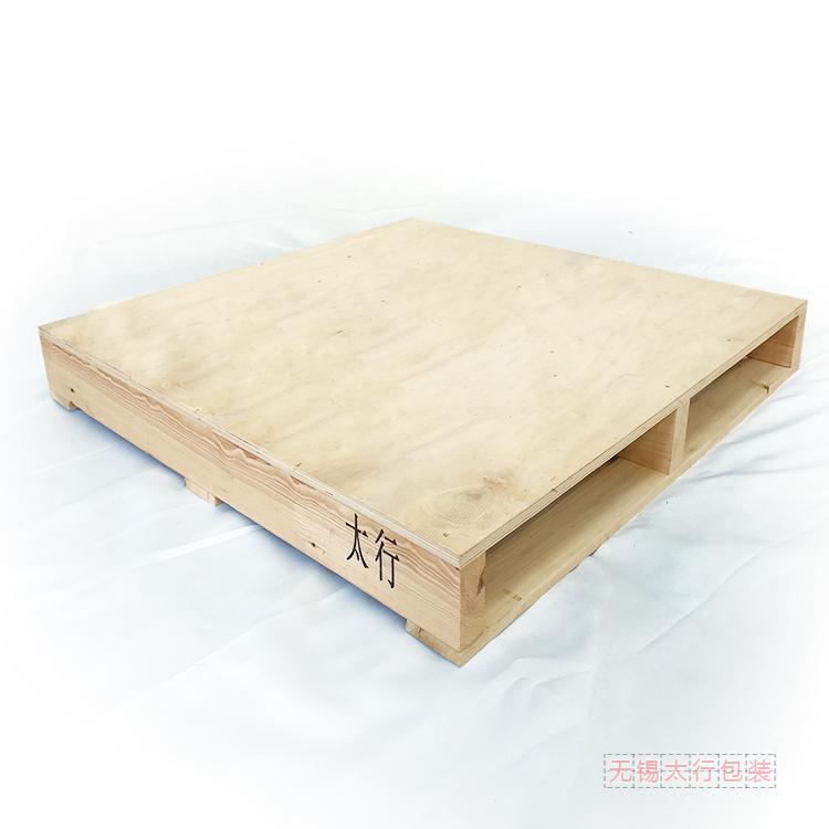 出口木托盘 找无锡太行木业专业生产厂家定制四面进叉胶合板木托盘